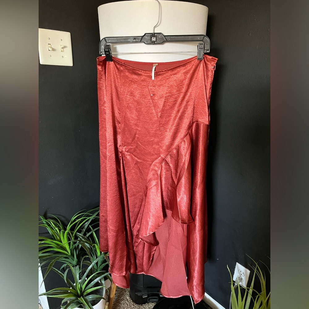 NWOT FREE PEOPLE Sunrise Asymmetrical Skirt MSRP $98 - Picture 9 of 12
